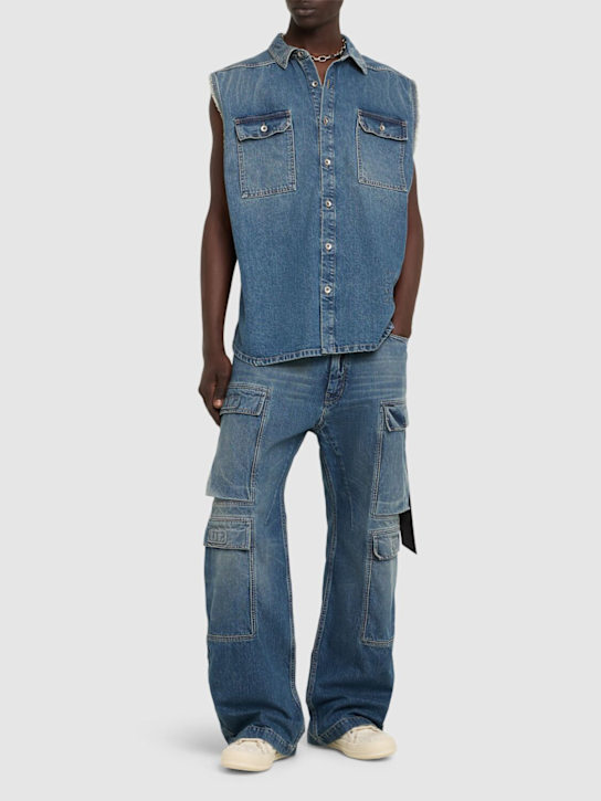 LuisaViaRoma Rick Owens DRKSHDWJeans Cargo In Denim