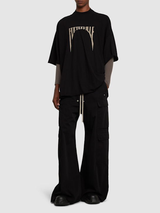 LuisaViaRoma Rick Owens DRKSHDWPantaloni Cargo Jumbo Belas In Cotone