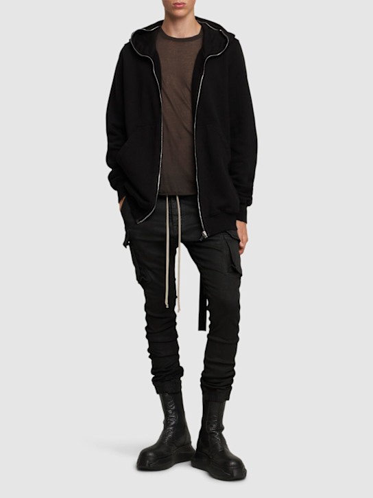 LuisaViaRoma Rick Owens DRKSHDWPantaloni Mastodon In Denim Cerato