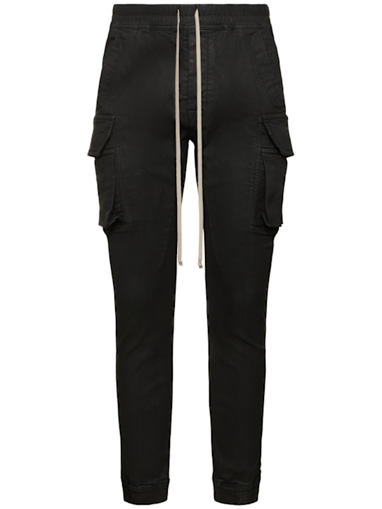 LuisaViaRoma Rick Owens DRKSHDWPantaloni Mastodon in denim cerato
