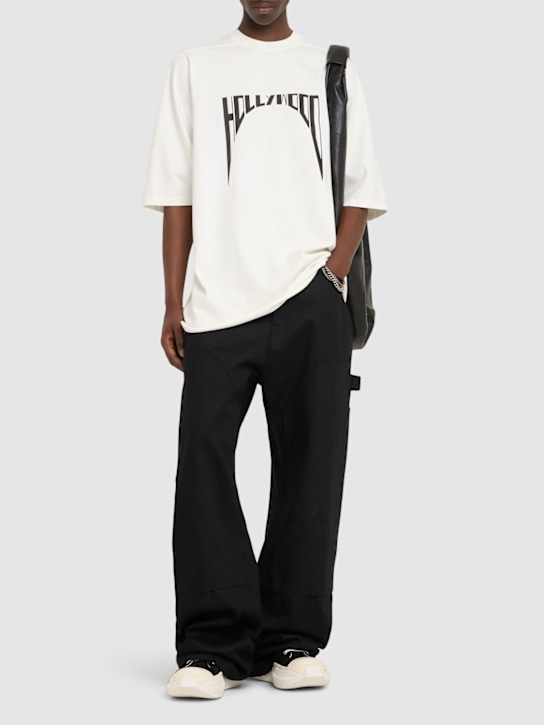 LuisaViaRoma Rick Owens DRKSHDWT-shirt Hollywood Jumbo