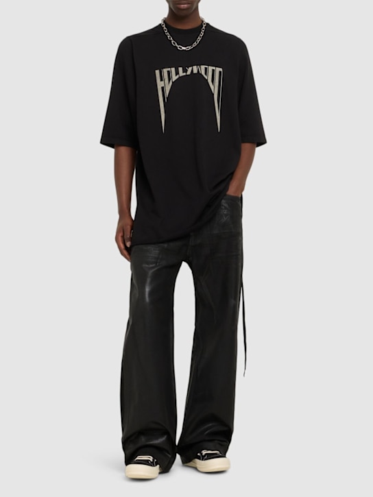 LuisaViaRoma Rick Owens DRKSHDWT-shirt Hollywood Jumbo
