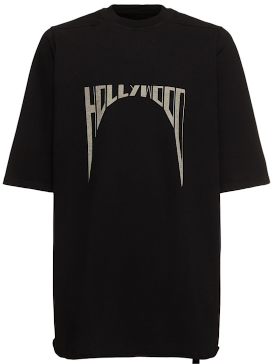 LuisaViaRoma Rick Owens DRKSHDWT-shirt Hollywood Jumbo