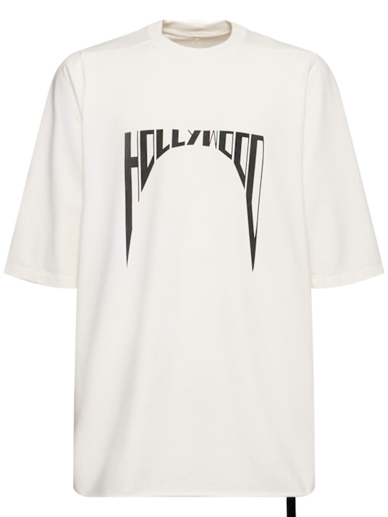 LuisaViaRoma Rick Owens DRKSHDWT-shirt Hollywood Jumbo