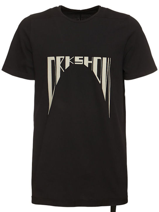 LuisaViaRoma Rick Owens DRKSHDWT-shirt Level T con logo