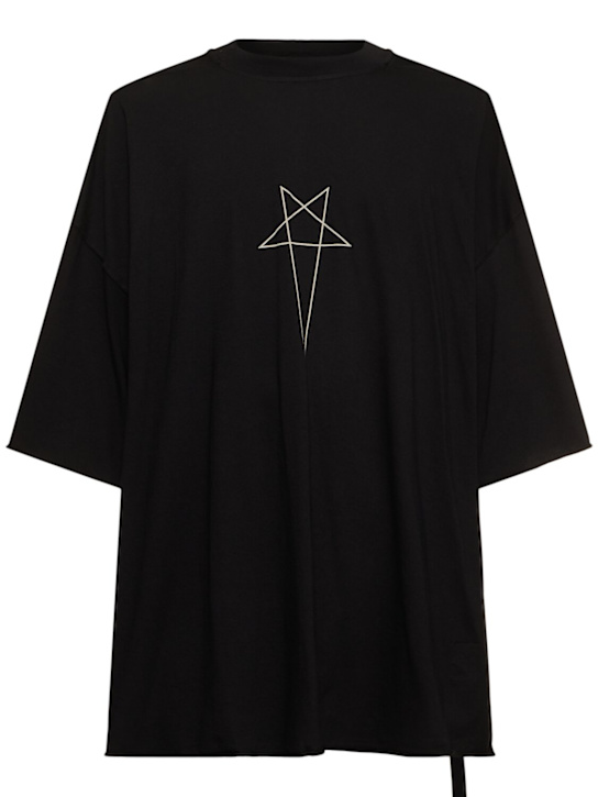 LuisaViaRoma Rick Owens DRKSHDWT-shirt Tommy T in cotone