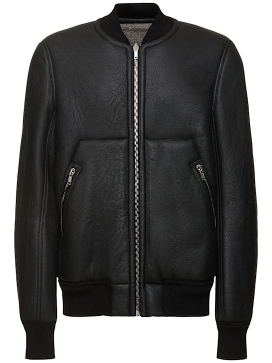 LuisaViaRoma Rick OwensBomber shearling Classic Flight