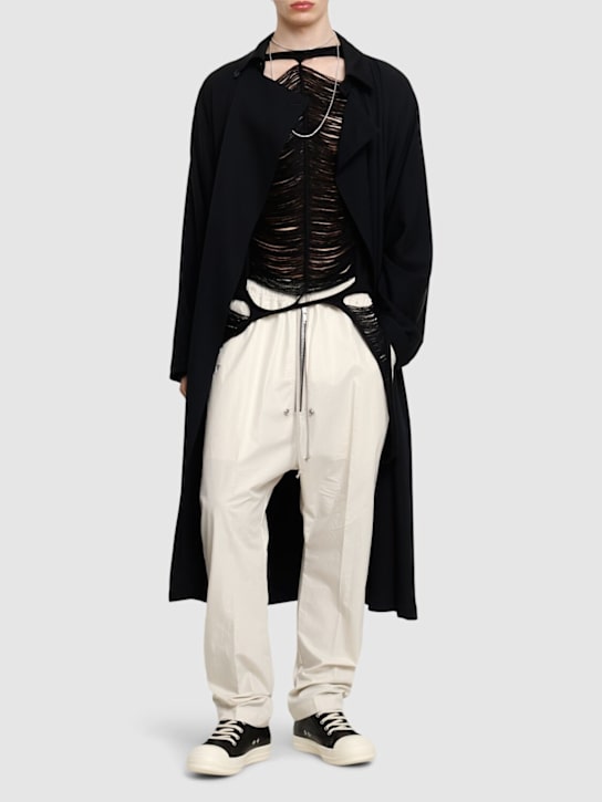 LuisaViaRoma Rick OwensPantaloni Larghi Bela In Cotone