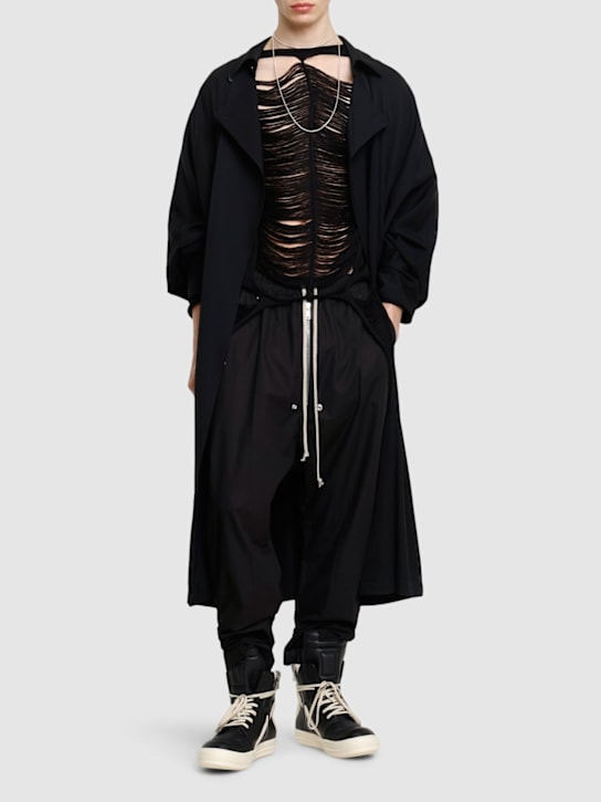 LuisaViaRoma Rick OwensPantaloni Larghi Bela In Cotone