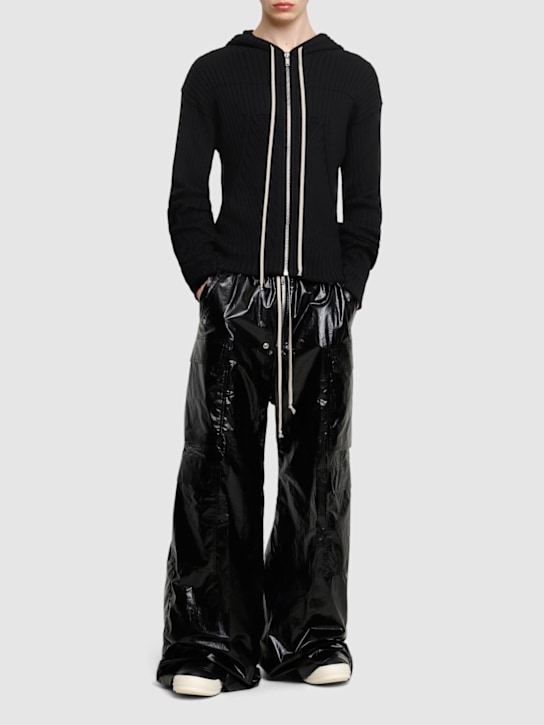 LuisaViaRoma Rick OwensPantaloni Larghi Cargobelas In Cotone