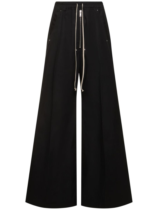 LuisaViaRoma Rick OwensPantaloni Wide Bela in popeline di cotone