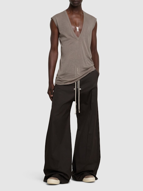 LuisaViaRoma Rick OwensT-shirt Dylan In Cotone Con Scollo A V