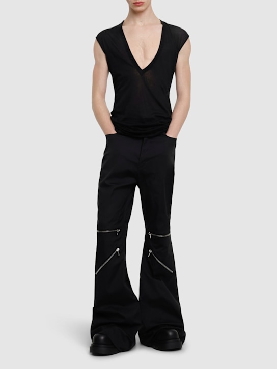 LuisaViaRoma Rick OwensT-shirt Dylan In Cotone Con Scollo A V