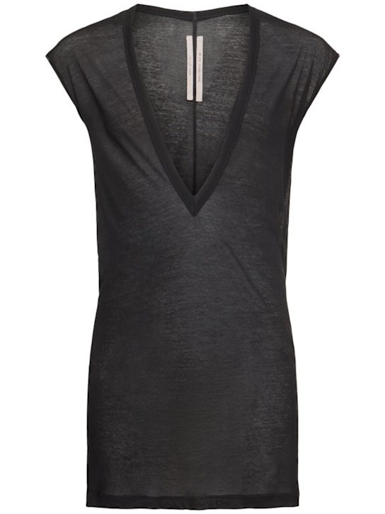 LuisaViaRoma Rick OwensT-shirt Dylan in cotone con scollo a V
