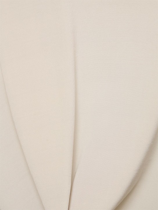 LuisaViaRoma Rick OwensT-shirt In Cupro Stretch Con Scollo A Barca