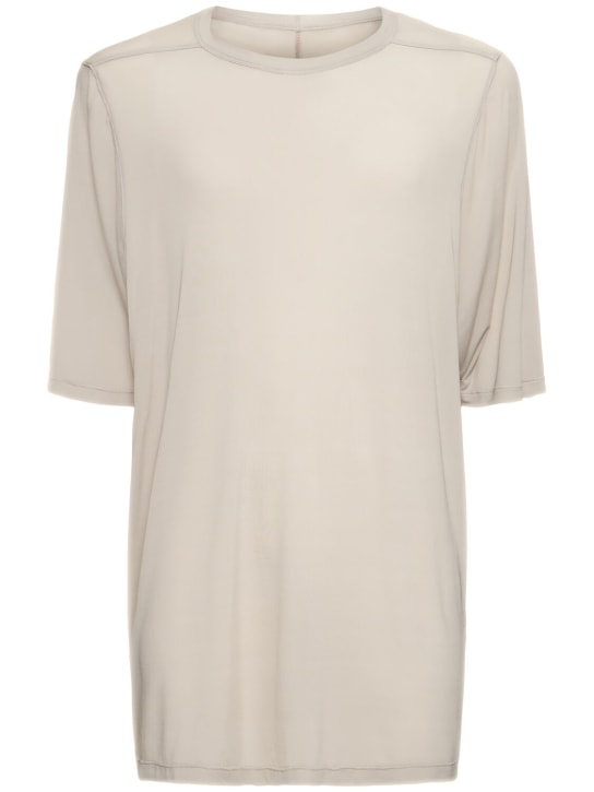 LuisaViaRoma Rick OwensT-shirt in cupro stretch con scollo a barca