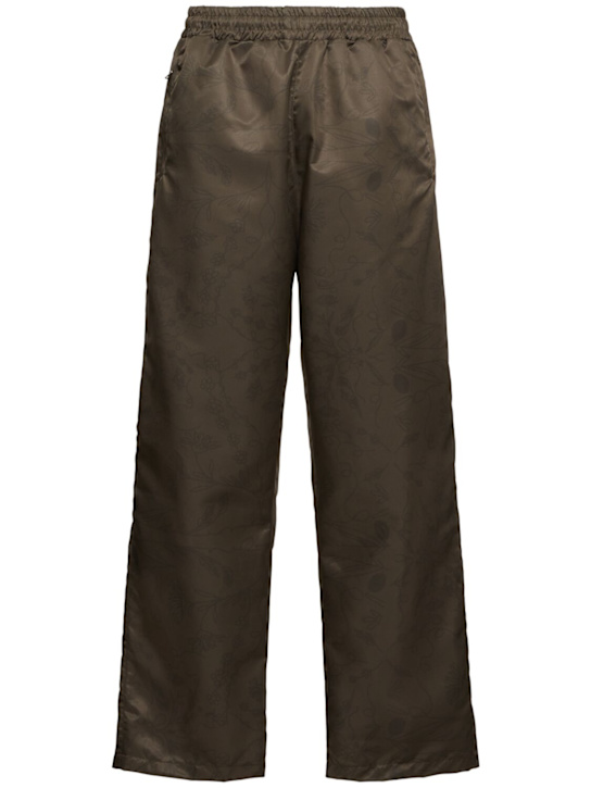 LuisaViaRoma Rough.Pantaloni sportivi ampi OS jacquard
