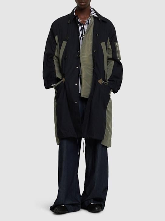 LuisaViaRoma SacaiCappotto Military In Nylon E Cotone