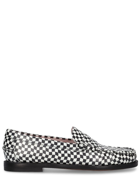 LuisaViaRoma SebagoMocassini Dan Chessboard in pelle morbida