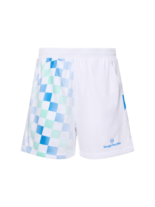 LuisaViaRoma Sergio TacchiniShorts Luca in piqué stampato