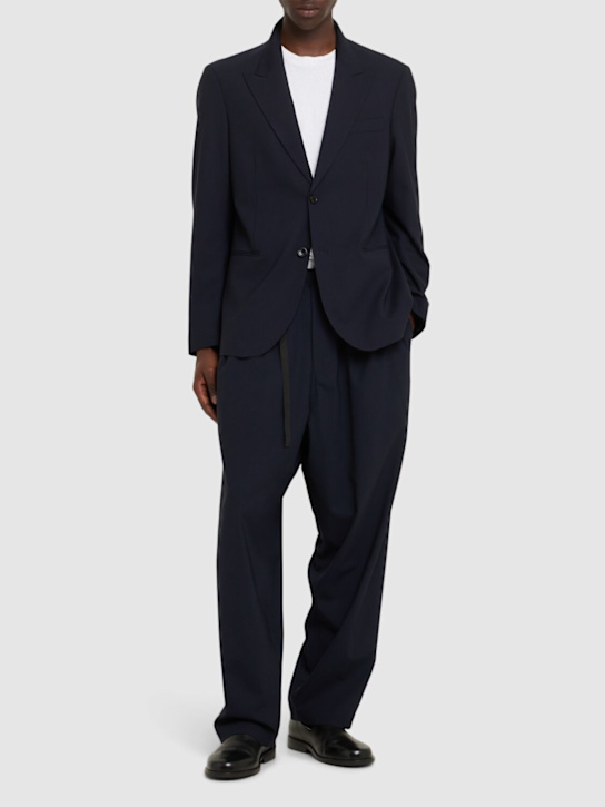 LuisaViaRoma Seven GaugeBlazer Monopetto In Misto Lana Tropical