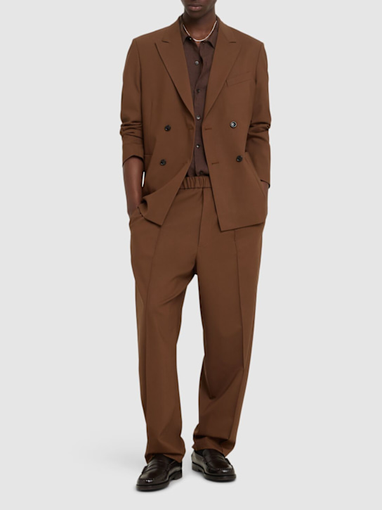 LuisaViaRoma Seven GaugePantaloni In Misto Lana Tropical Con Pinces