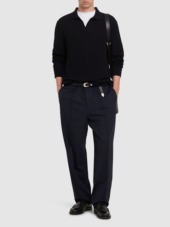 LuisaViaRoma Seven GaugePantaloni In Misto Lana Tropical Con Pinces