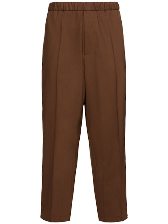 LuisaViaRoma Seven GaugePantaloni in misto lana tropical con pinces