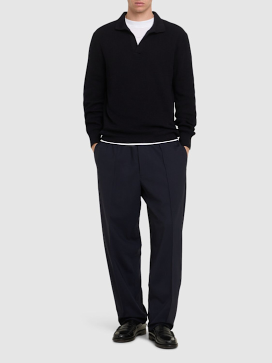 LuisaViaRoma Seven GaugePolo A Maniche Lunghe In Cotone A Costine