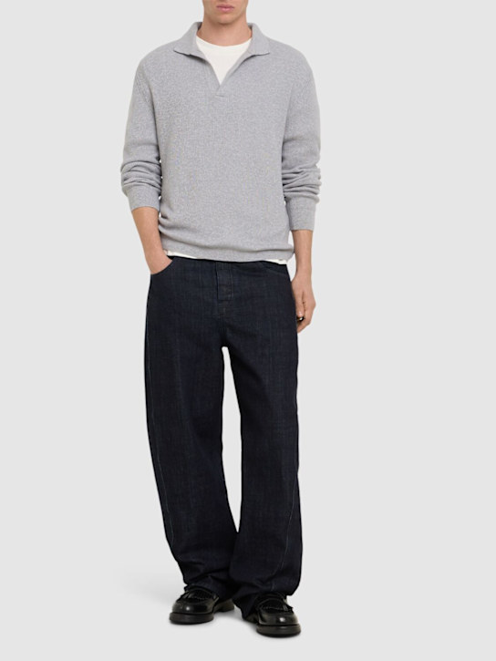 LuisaViaRoma Seven GaugePolo A Maniche Lunghe In Cotone A Costine