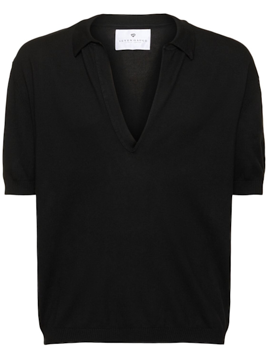 LuisaViaRoma Seven GaugePolo in cotone a maniche corte
