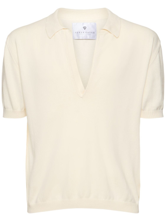 LuisaViaRoma Seven GaugePolo in cotone a maniche corte