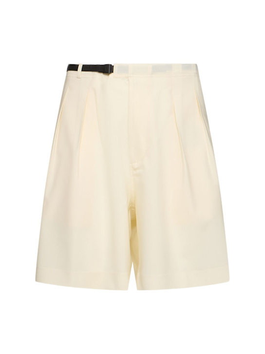 LuisaViaRoma Seven GaugeShorts in misto lana tropical