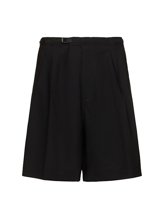 LuisaViaRoma Seven GaugeShorts in misto lana tropical