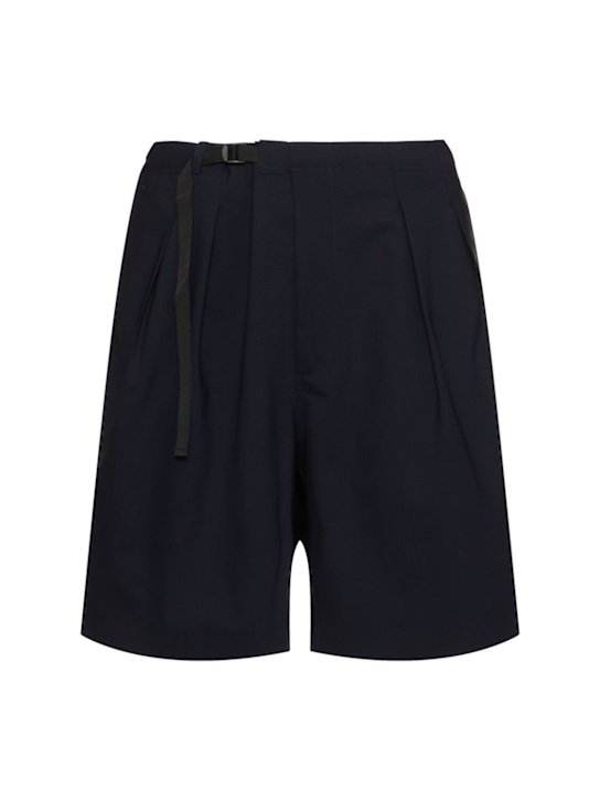 LuisaViaRoma Seven GaugeShorts in misto lana tropical