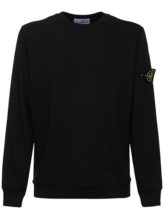 LuisaViaRoma Stone IslandCrewneck cotton sweatshirt
