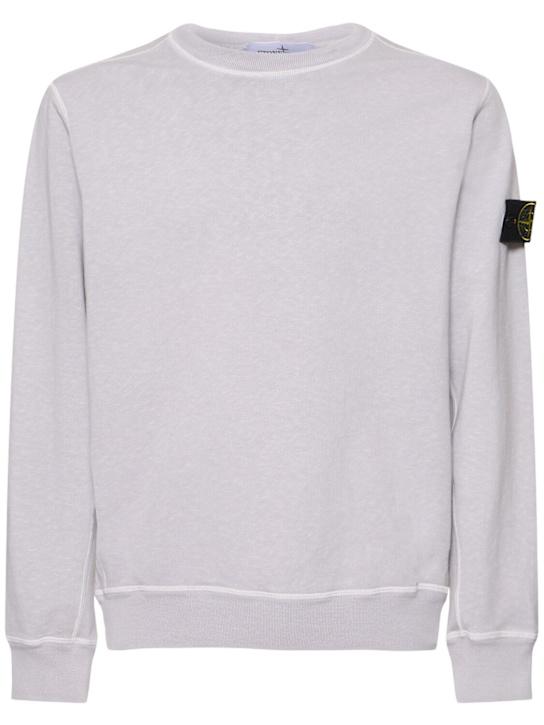 LuisaViaRoma Stone IslandCrewneck cotton sweatshirt