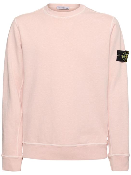 LuisaViaRoma Stone IslandCrewneck cotton sweatshirt