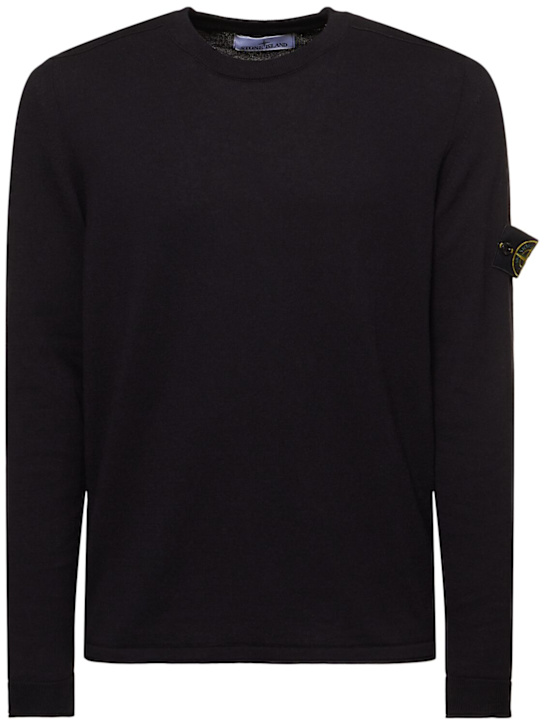 LuisaViaRoma Stone IslandCrewneck cotton sweatshirt