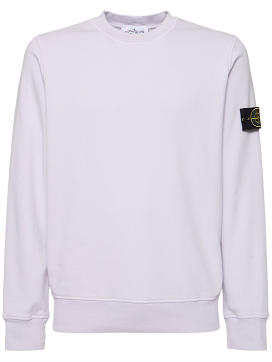 LuisaViaRoma Stone IslandCrewneck cotton sweatshirt