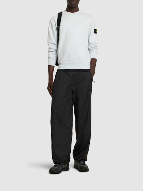 LuisaViaRoma Stone IslandCrewneck Cotton Sweatshirt