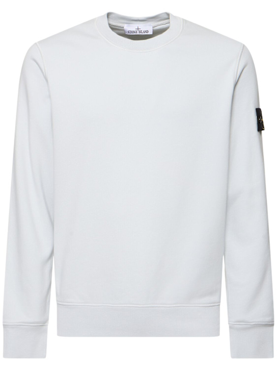LuisaViaRoma Stone IslandCrewneck cotton sweatshirt