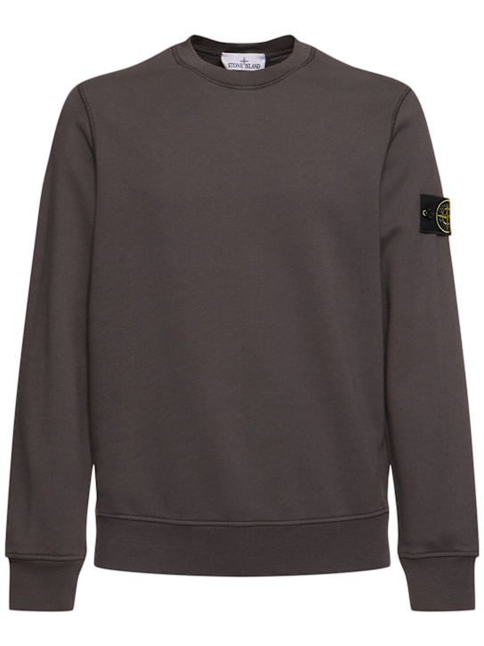 LuisaViaRoma Stone IslandCrewneck cotton sweatshirt