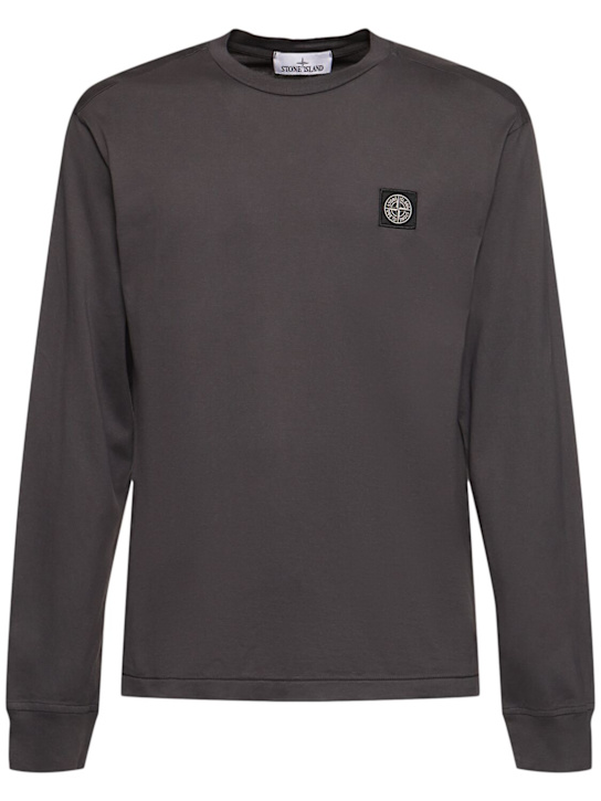 LuisaViaRoma Stone IslandCrewneck cotton sweatshirt