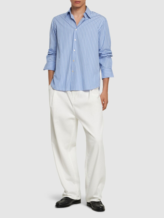 LuisaViaRoma SUNFLOWERCamicia In Popeline Di Cotone A Righe