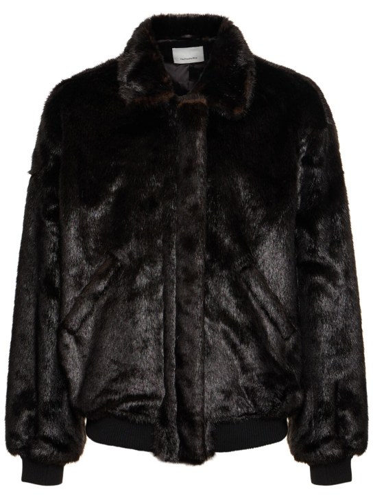 LuisaViaRoma The Frankie ShopBomber Scott in pelliccia sintetica