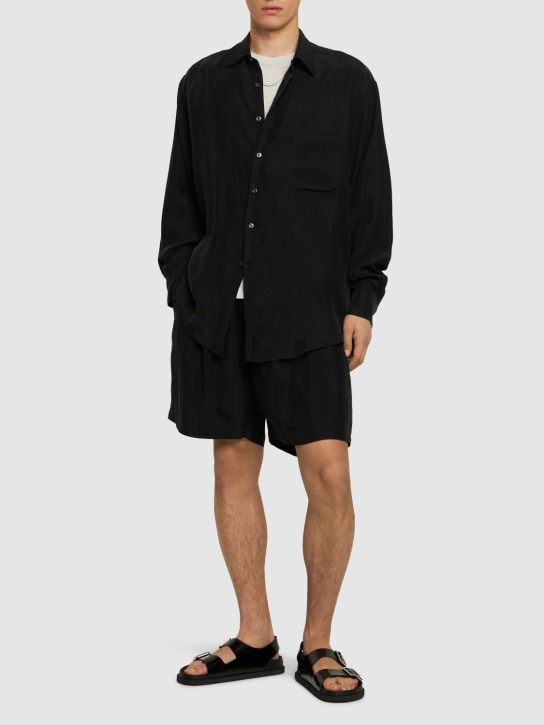 LuisaViaRoma The Frankie ShopCamicia In Cupro Di Seta