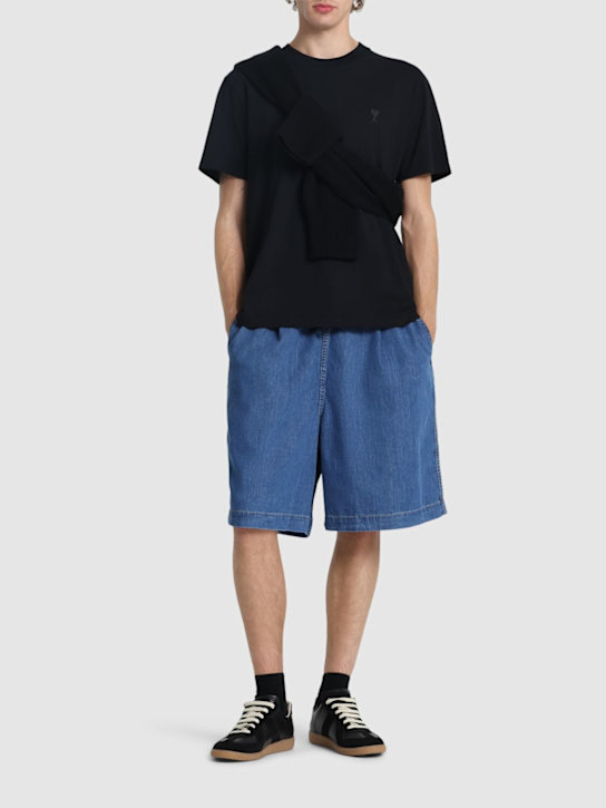LuisaViaRoma The Frankie ShopShorts Jogging In Denim Di Cotone