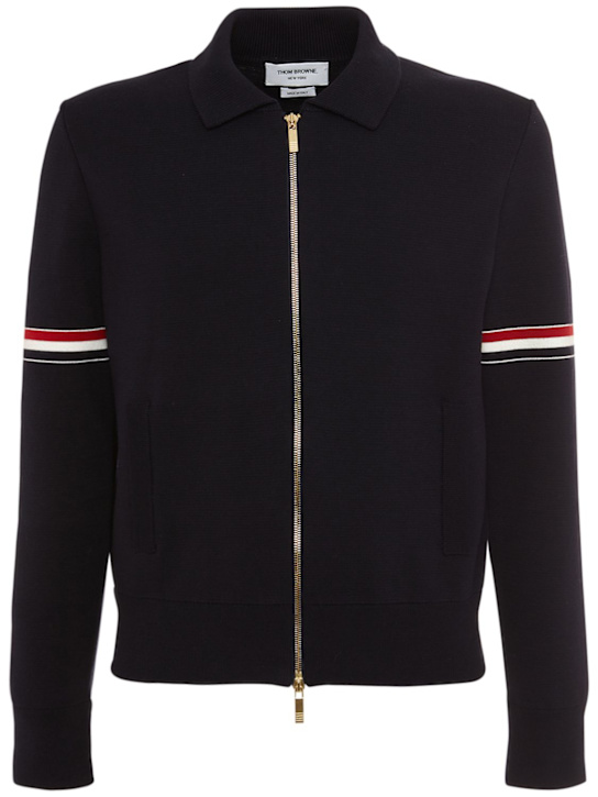 LuisaViaRoma Thom BrowneBomber Milano in misto cotone