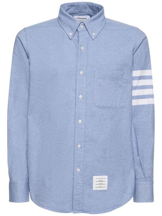 LuisaViaRoma Thom BrowneCamicia in cotone con 4 Bar